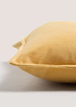 Ochre Velvet Cushion