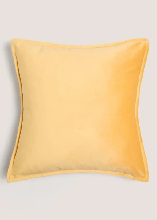 Ochre Velvet Cushion