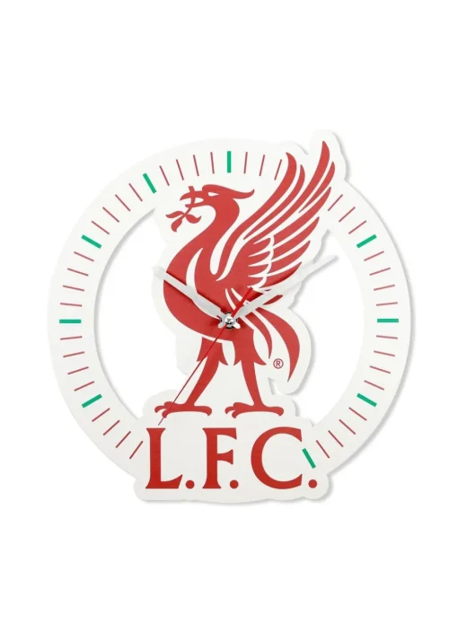 Official Liverpool Football Club Red & White Wall Clock