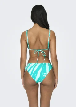 Only Teal Bikini Top