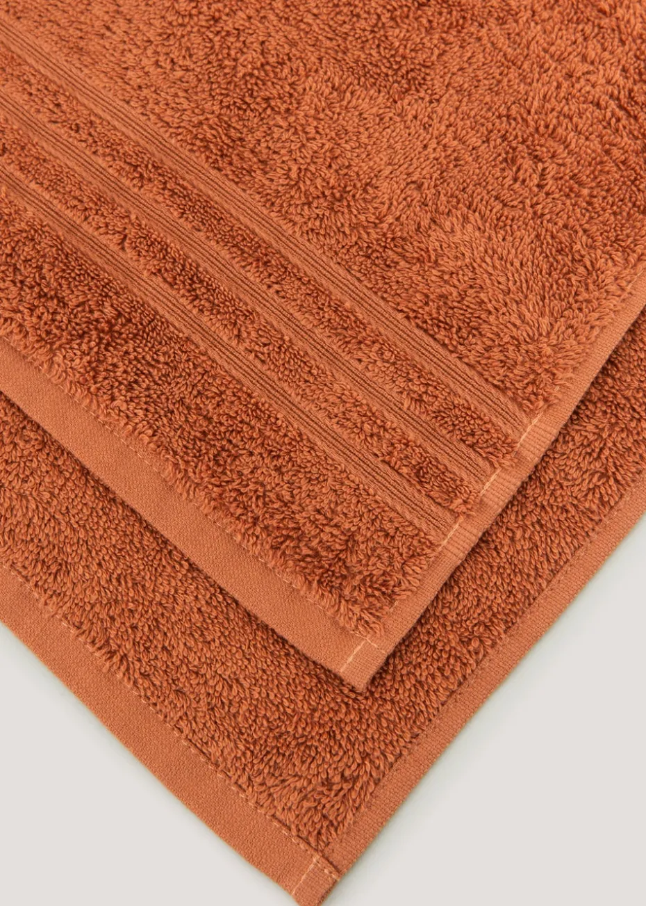 Orange 100% Egyptian Cotton Towels