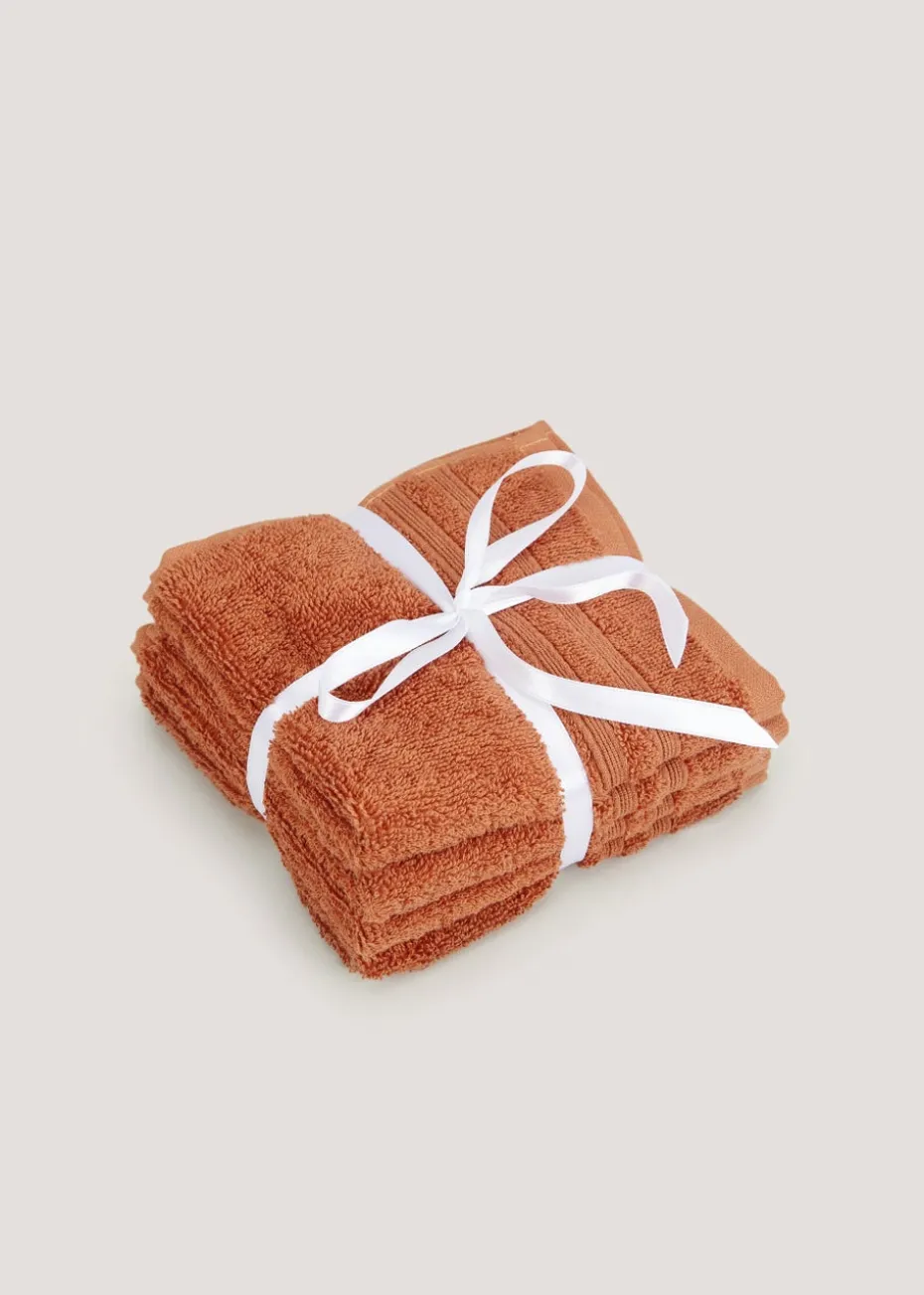 Orange 100% Egyptian Cotton Towels