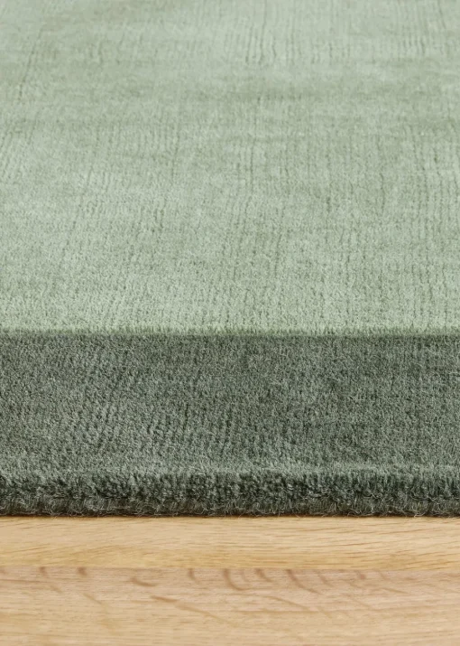 Origins Sage Green Borders Rug