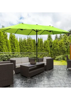 Outsunny Double-Sided Garden Parasol (4.6m) - NO BASE