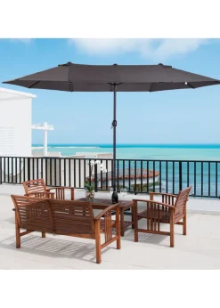 Outsunny Double-Sided Garden Parasol (4.6m) - NO BASE