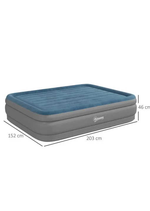 Outsunny King Inflatable Mattress with Electric Pump