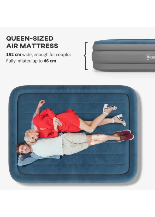 Outsunny King Inflatable Mattress with Electric Pump