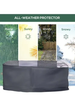 Outsunny Outdoor Garden 2 - 3 Seater Sofa Cover Furniture Set Cover