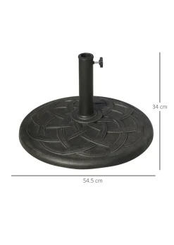 Outsunny Resin Umbrella Base (54.5 x 33cm)