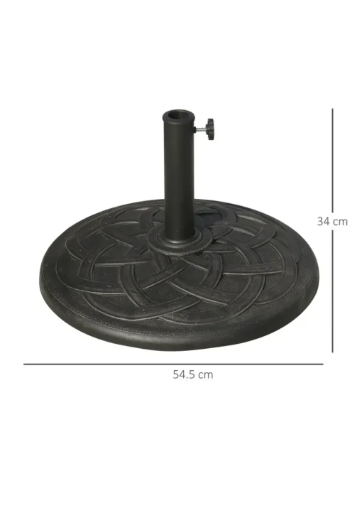 Outsunny Resin Umbrella Base (54.5 x 33cm)