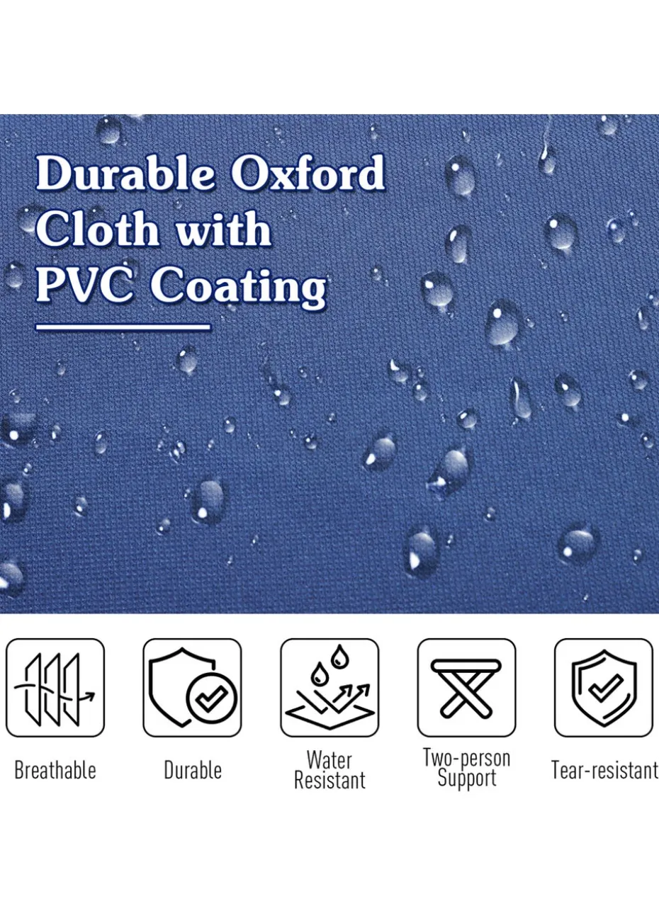 Outsunny Single Foldable Camping Bed (190cm x 68cm x 52cm)