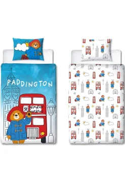 Paddington Bus Station Reversible Polycotton Duvet Set