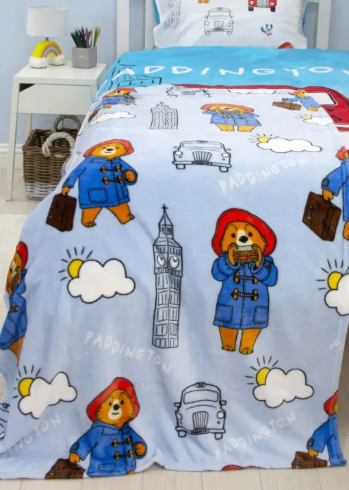 Paddington Skyline Fleece Blanket 100 x 150cm