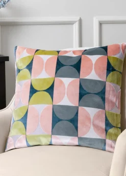 Paoletti Bardot Geometric Jacquard Filled Cushion (50 x 50 x 8cm)