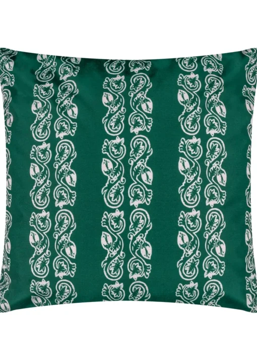 Paoletti Kalindi Stripe Outdoor Filled Cushion (55cm x 55cm x 8cm)