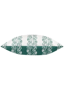 Paoletti Kalindi Stripe Outdoor Filled Cushion (55cm x 55cm x 8cm)