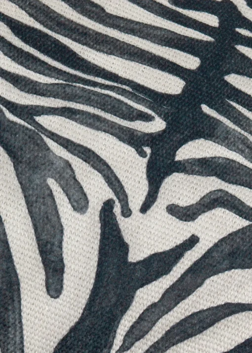 Paoletti Leopardis Zebra Woven Outdoor Cushion