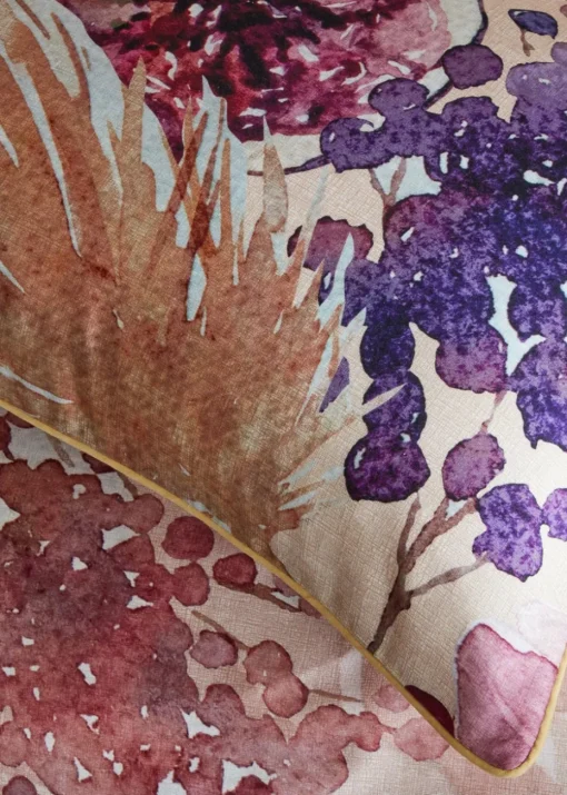 Paoletti Saffa Floral 100% Cotton Duvet Cover