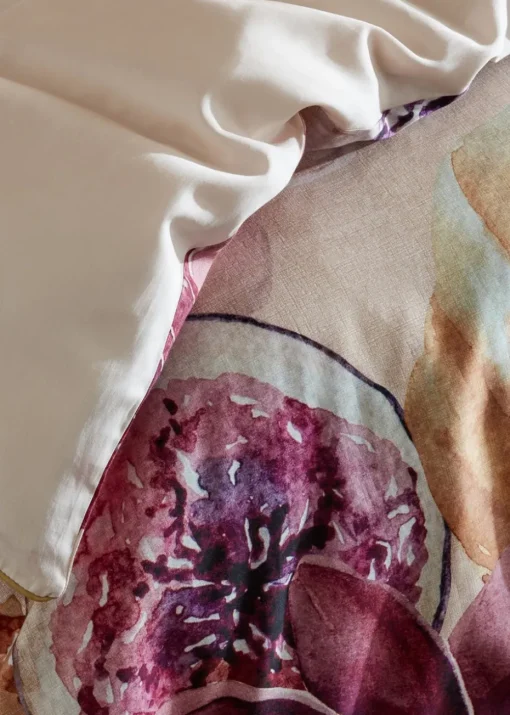 Paoletti Saffa Floral 100% Cotton Duvet Cover