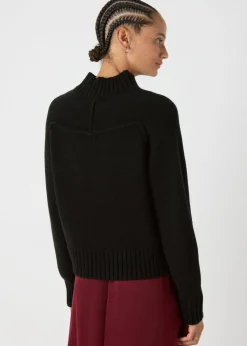Papaya Petite Black Seam Front Jumper