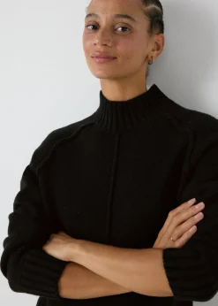 Papaya Petite Black Seam Front Jumper