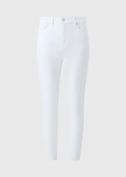Papaya Petite White Ankle Grazer