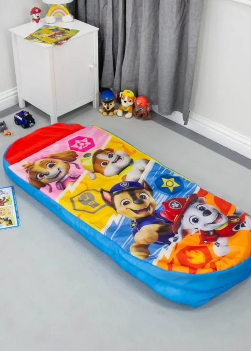 Paw Patrol Badges Inflatable Ready Bed Sleeping Bag