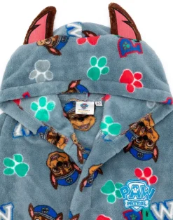 Paw Patrol Boys Blue Hooded Bathrobe (2 - 7 Years)