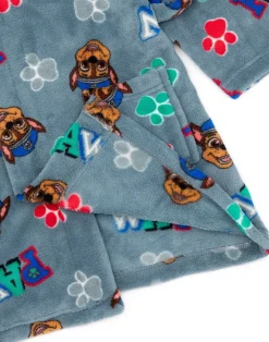 Paw Patrol Boys Blue Hooded Bathrobe (2 - 7 Years)