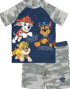 Paw Patrol Boys Grey Character Print 2 Piece Swim Set (18 Months-7 Years)