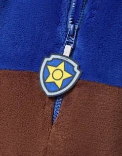 Paw Patrol Chase Applique Face Unisex Kids Blue Onesies (2-7 Years)