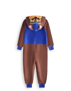 Paw Patrol Chase Applique Face Unisex Kids Blue Onesies (2-7 Years)