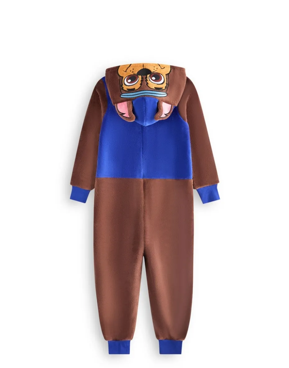 Paw Patrol Chase Applique Face Unisex Kids Blue Onesies (2-7 Years)