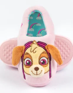 Paw Patrol Girls Multicoloured Character Slip On Loafer Slippers (6 - 12 Younger)