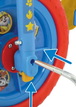 Paw Patrol 2in1 Multi Colour Training Bike (10inch)