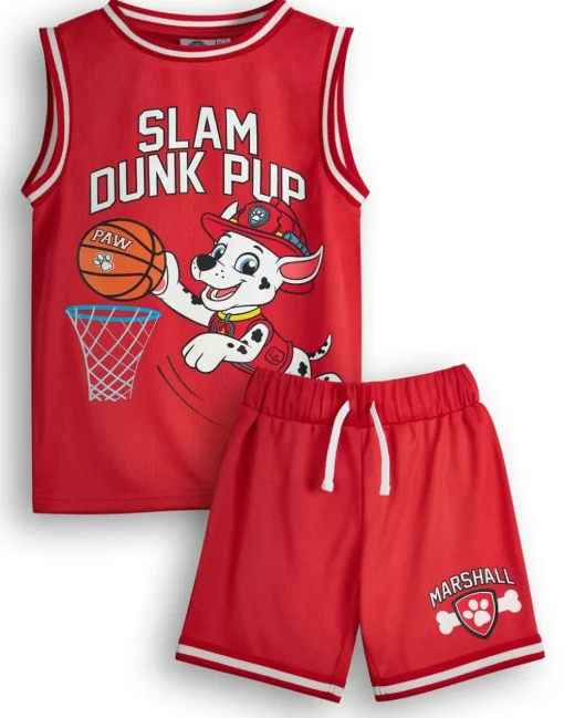 Paw Patrol Marshall Kids Red Basketball Set (2-7 Years)