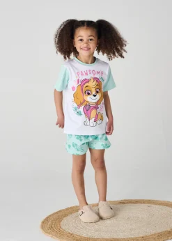 Paw Patrol Mint Girls Short Pyjama Set (3 - 6 Years)