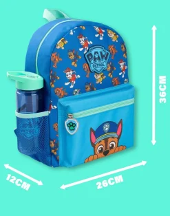 Paw Patrol Multi Character Kids Blue 4 Piece Backpack Set