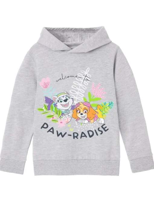 Paw Patrol Paw Radise Kids Grey Marl Hoodie (3-8 years)