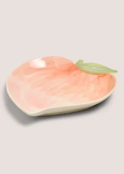Peach Shaped Ceramic Bowl