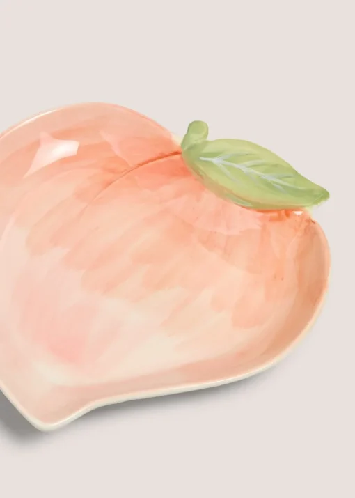 Peach Shaped Ceramic Bowl