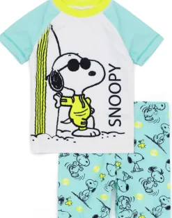 Peanuts Snoopy Kids Blue 2 Piece Swim Set (18 Months-8 Years)