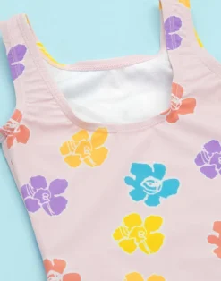 Peanuts Snoopy Kids Pink 1 Piece Swimsuit (18 Months-8 Years)