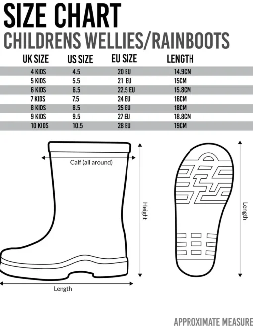 Peppa Pig Girls Blue Peppa Pig Wellington Boots with Handles (4 - 10 Younger)