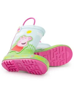 Peppa Pig Kids Multicoloured Play Days Wellington Boots with Handles (4 - 10 Younger)