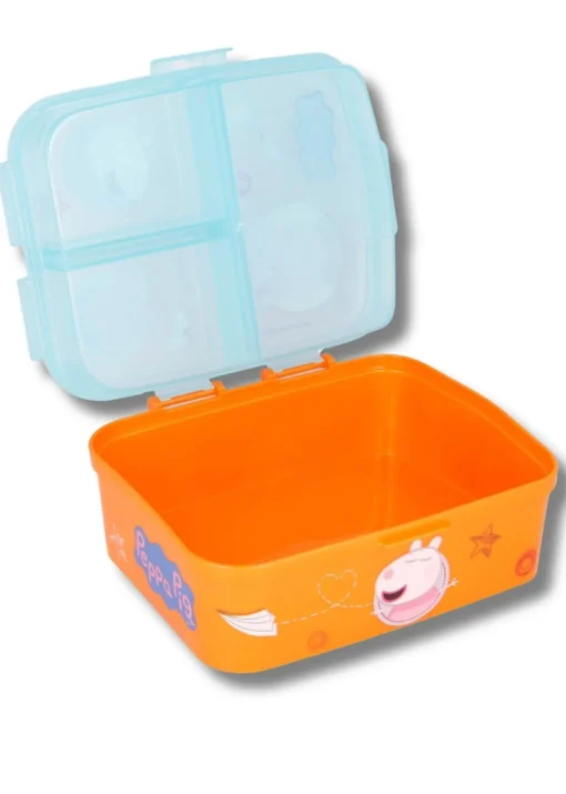 Peppa Pig Orange Multi Compartment Lunch Set