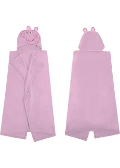 Peppa Pig Pink 3D Hooded Wearable Throw