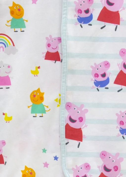 Peppa Pig Pink Lullabies Jersey Blanket