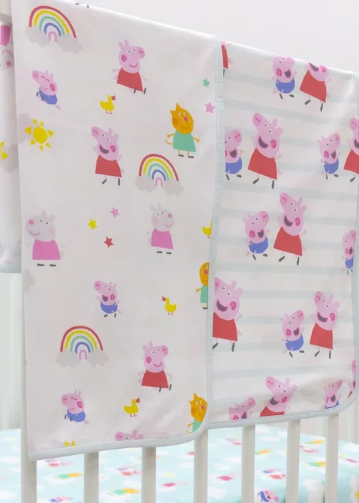 Peppa Pig Pink Lullabies Jersey Blanket