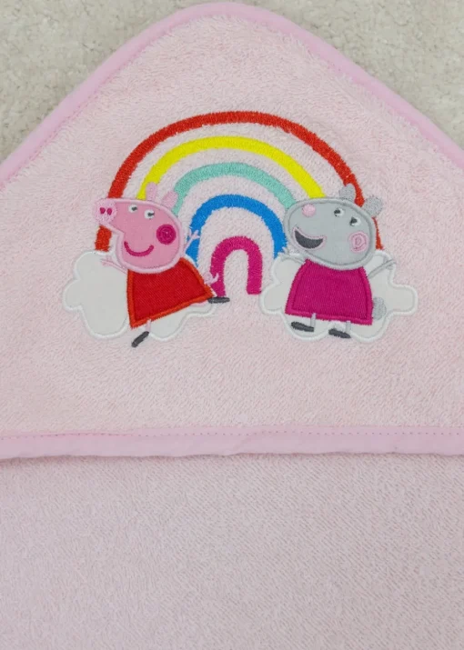 Peppa Pig Pink Lullabies Infant  Hooded Towel